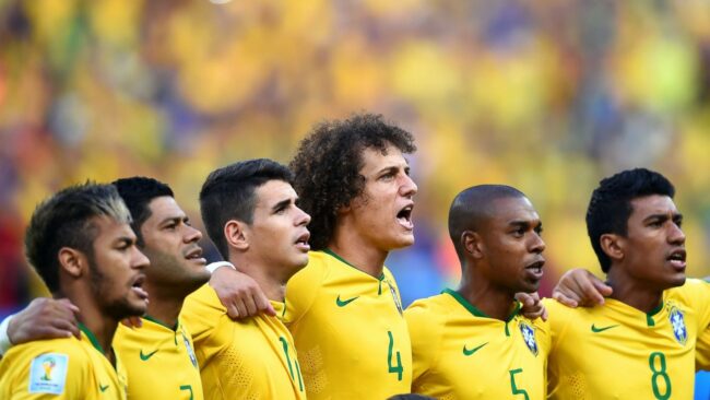 عکسی از تیم ملی برزیل