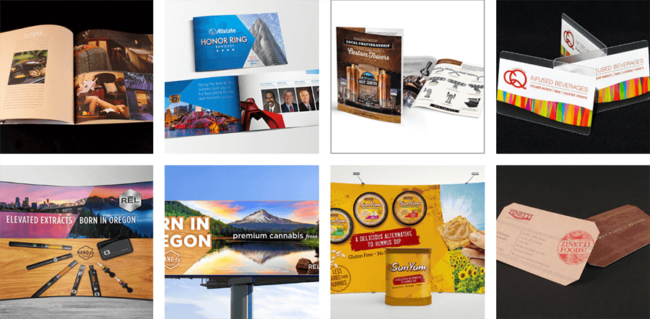 نمونه‌هایی از انواع طراحی گرافیک بازاریابی و تبلیغات