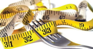 چنگال و سانتی‌متر برای کاهش وزن سریع و لاغری