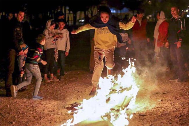 جشنواره آتش چهارشنبه سوری